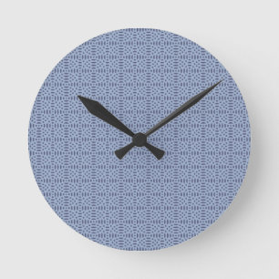 circular shapes seamless pattern round clock