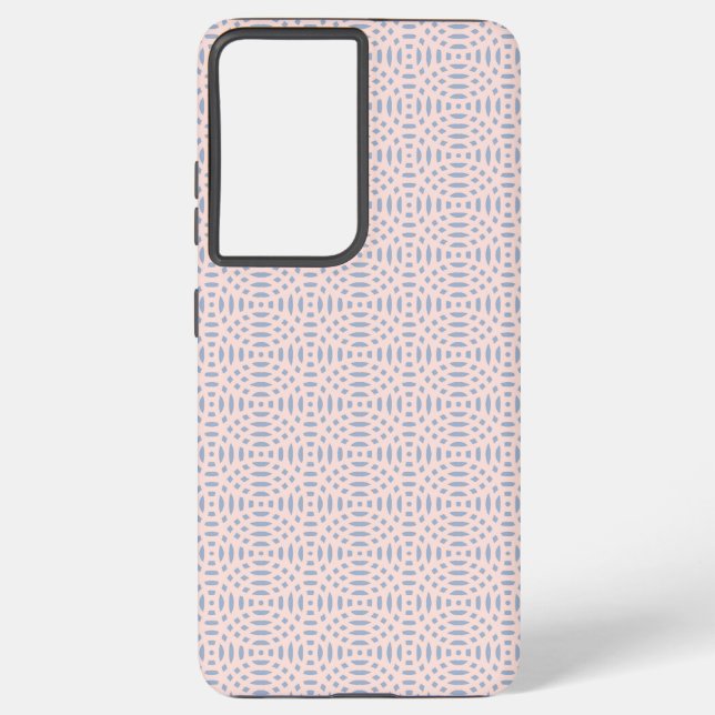 circular shapes seamless pattern samsung galaxy s21 ultra case (Back)