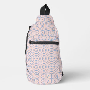 circular shapes seamless pattern sling bag