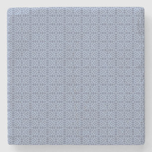 circular shapes seamless pattern stone coaster