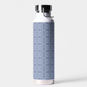circular shapes seamless pattern water bottle