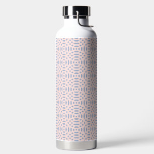 circular shapes seamless pattern water bottle