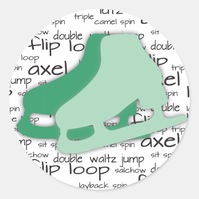 Circular Skating Sticker (Front)