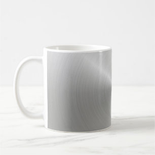 Circular slabs metal iron coffee mug