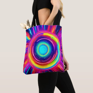 Circular Spectrum: A Vibrant Exploration of Colour Tote Bag