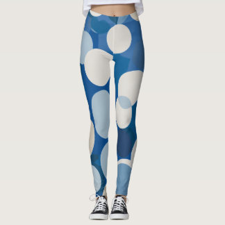 circular spots leggings