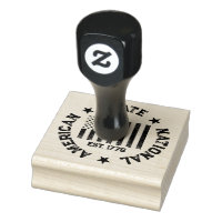 Circular Stamp American State National Est 1776
