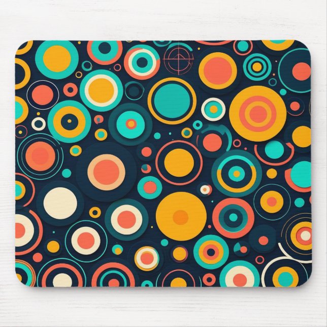 Circular Symphony Mouse Pad (Front)