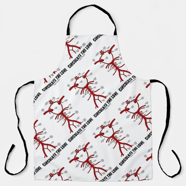 Circulate The Love Circle Of Willis Anatomy Advice Apron (Front)
