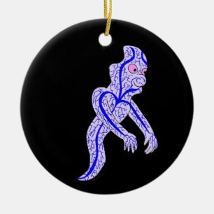 Circulatory ghost ceramic ornament