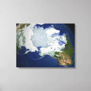 Circum-Arctic permafrost Canvas Print