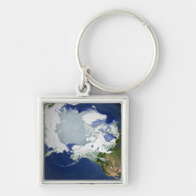 Circum-Arctic permafrost Keychain (Front)