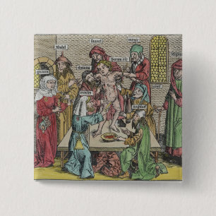 Circumcision 2 Inch Square Button