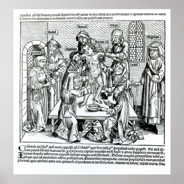 Circumcision, from 'Liber Chronicarum' Poster (Front)