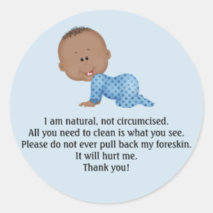 Circumcision reminder Stickers for Newborns Family