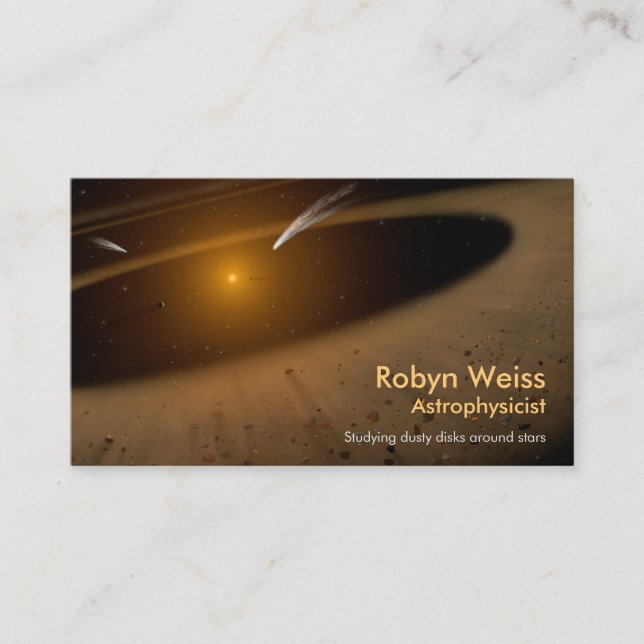 Circumstellar Disc Business Card (Front)