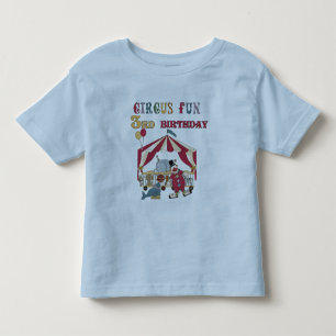 Circus 3rd Birthday Tshirts and Gifts