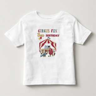 Circus 3rd Birthday Tshirts and Gifts