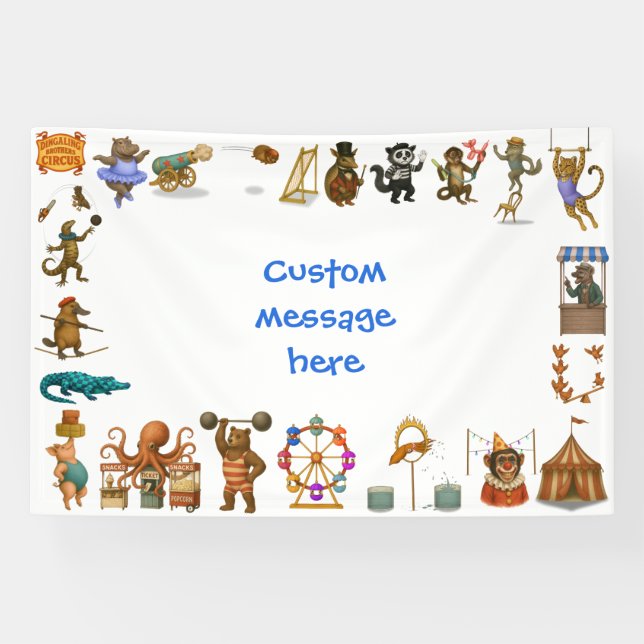 Circus acts banner (Horizontal)