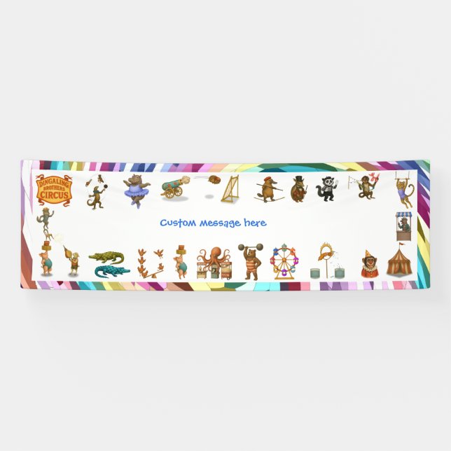 Circus acts banner (Horizontal)