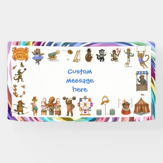 Circus acts banner (Horizontal)