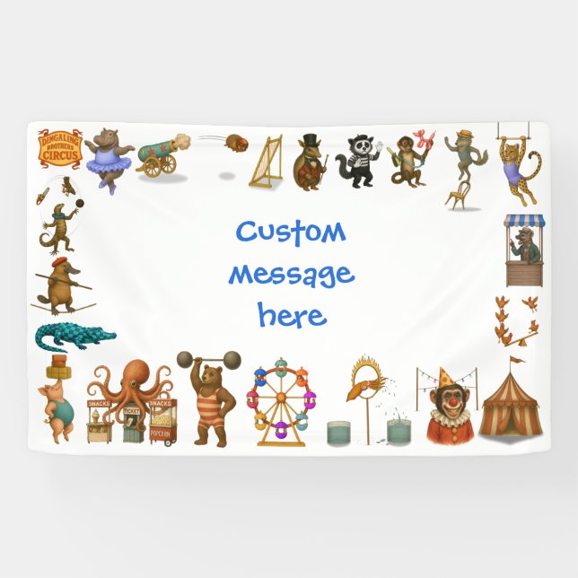 Circus acts banner (Horizontal)