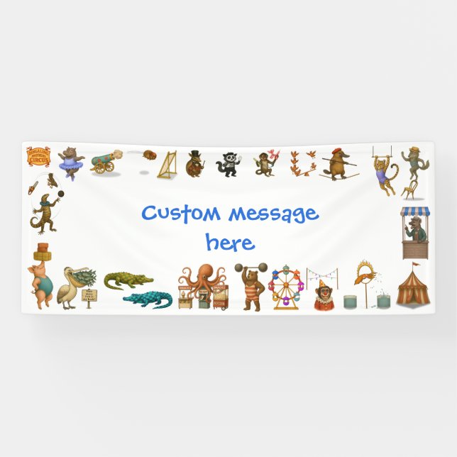 Circus acts banner (Horizontal)