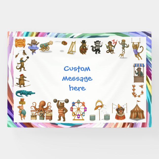 Circus acts banner (Horizontal)