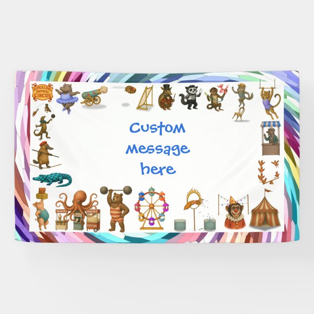 Circus acts banner (Horizontal)
