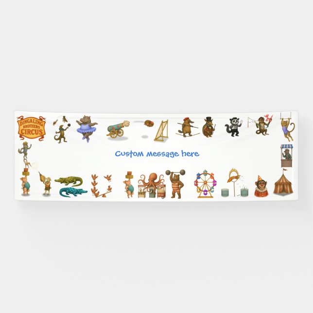 Circus acts banner (Horizontal)