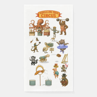 Circus acts napkin