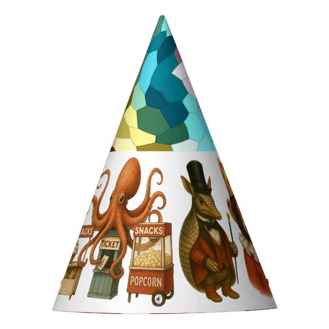 Circus acts party hat (Front)