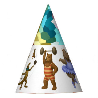 Circus acts party hat