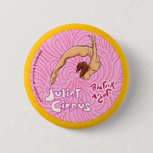 Circus Aerialist - Juliet Circus 2 Inch Round Button