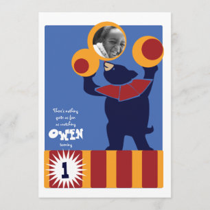 Circus Bear Invite