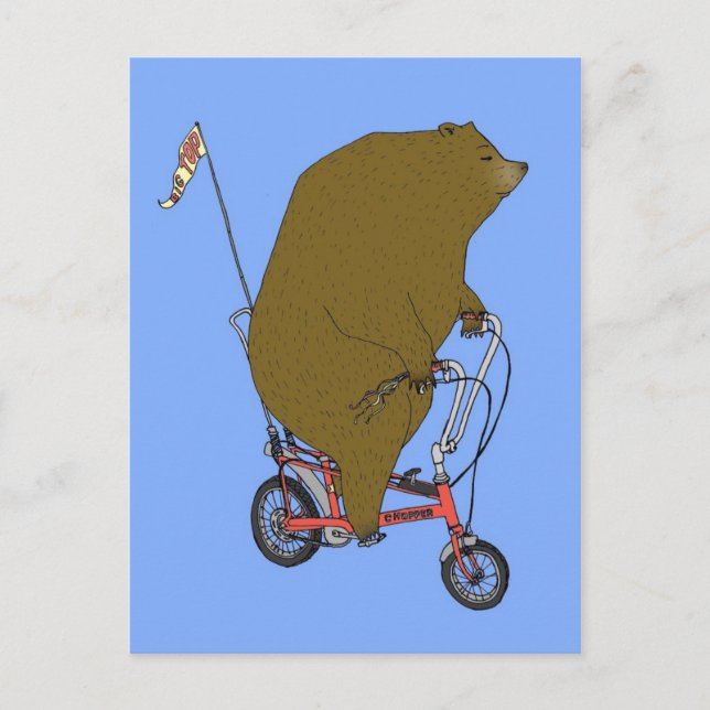 Circus Bear Postcard (Front)