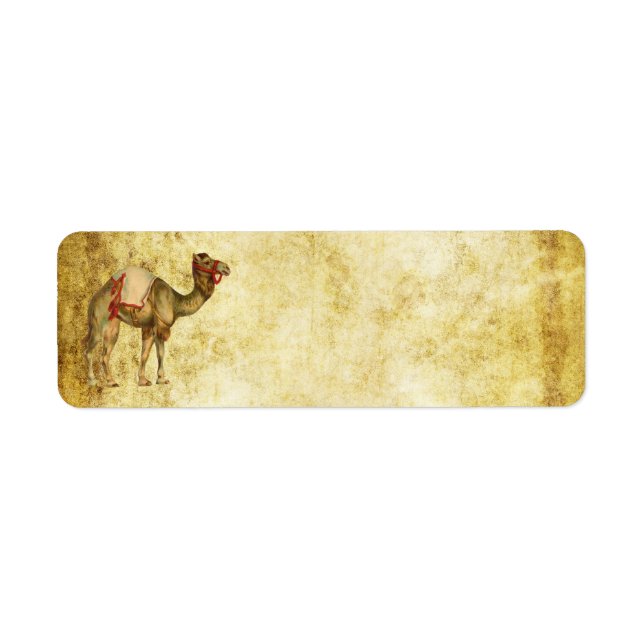 CIRCUS CAMEL ÉTIQUETTES DE ADRESSE VINTAGES (Devant)