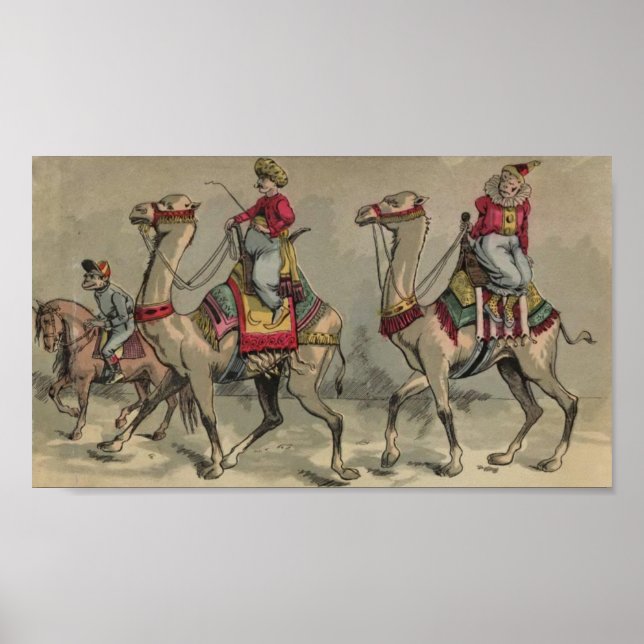 Circus Camels, Clowns, and More Poster (Front)