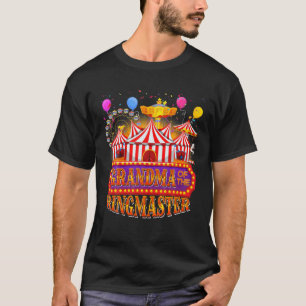 Circus Carnival Birthday Grandpa Of The Ringmaster T-Shirt