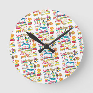 Circus Carnival Fun Clock