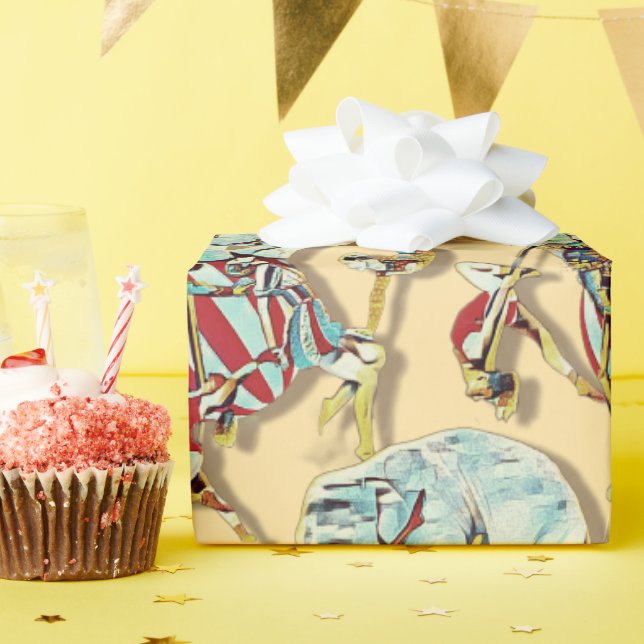 Circus Carnival Wrapping Paper (Birthday Party)