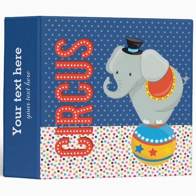 Circus * choose background colour binder (Front/Spine)