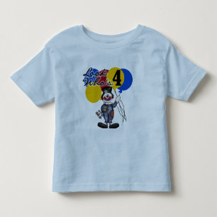 Circus Clown 4e Anniversaire Tshirts et cadeaux