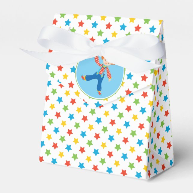 Circus Clown | Circus Theme Favor Box (Front Side)