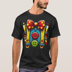 Circus Clown Design Birthday Party Halloween Costu T-Shirt