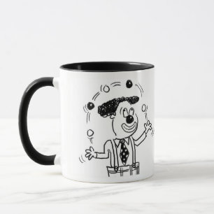 Circus Clown Juggler Juggling Balls Mug