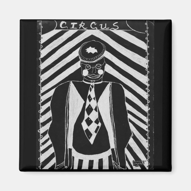 Circus clown magnet (Front)