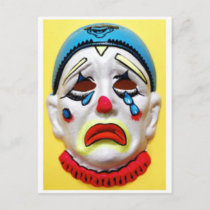 Circus Clown Postcard