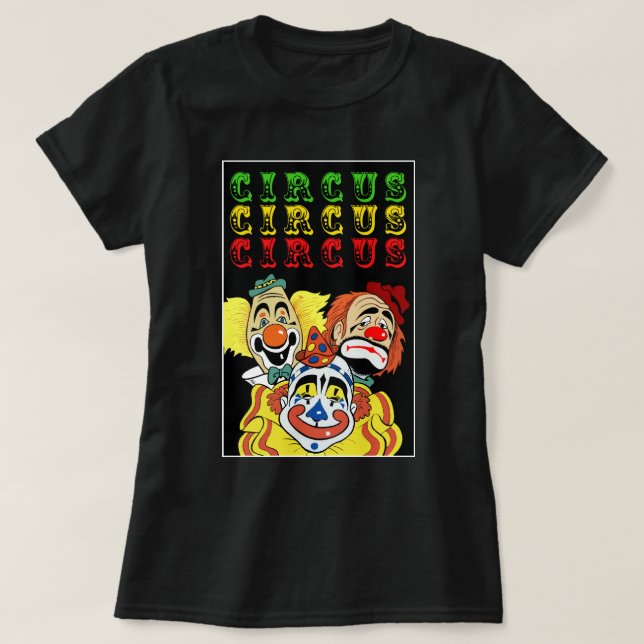 Circus Clowns #2 T-Shirt (Design Front)