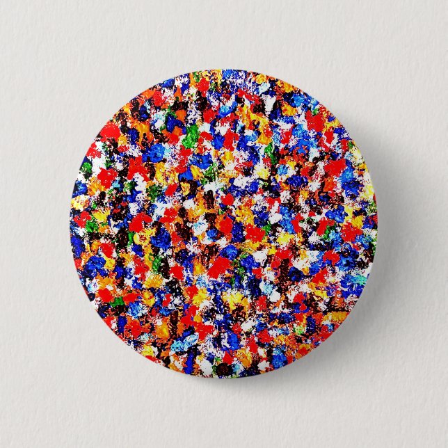 CIRCUS COLORS 2 INCH ROUND BUTTON (Front)